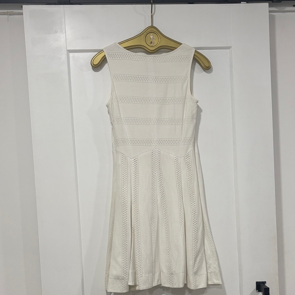 rag & bone Cream Textured Mini Dress - Picture 5 of 7
